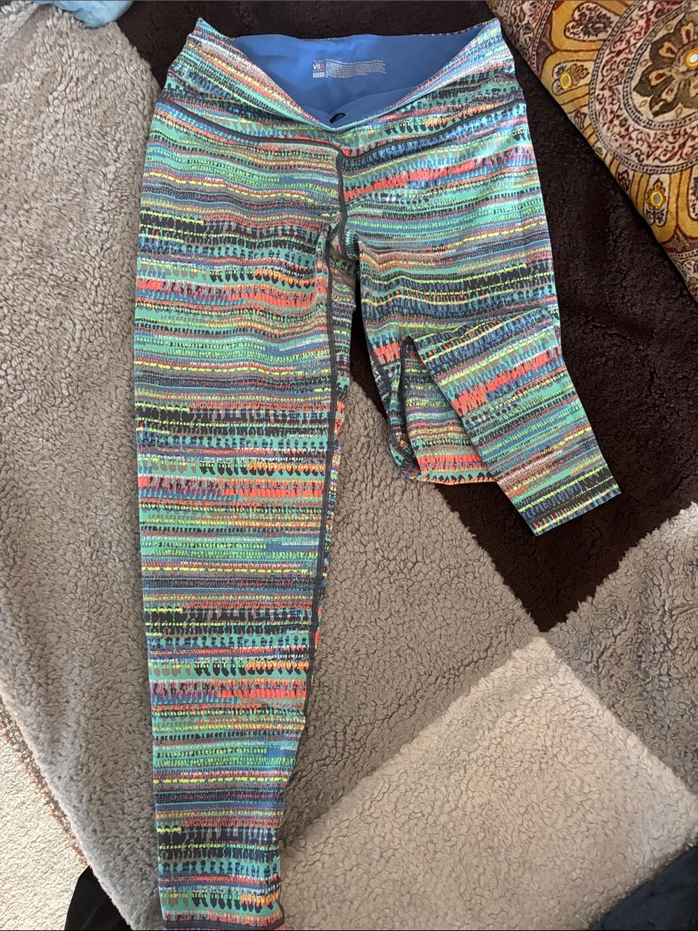 Victoria secrets sport Multicolor Patterned Active Leggings size lg